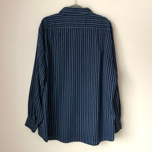 CLOSEOUT \Beverly Hills Polo Club\• Men’s Striped Dress Shirt - Picture 10 of 15